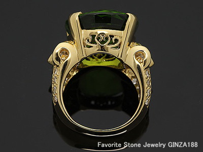 Peridot 22.51ct ring