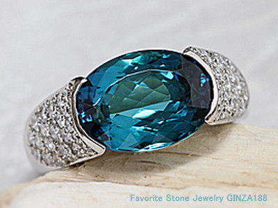 Blue Tourmaline　4.358ct　ring　　　