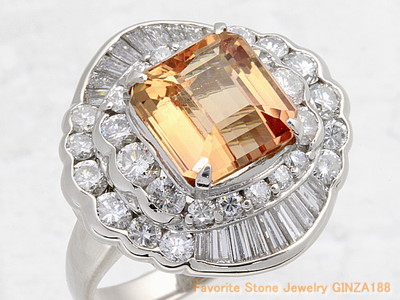 Imperial Topaz 4.25ct Ring