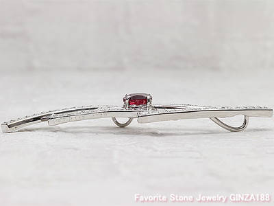 【Favorite Stone】Pigion Blood Ruby 1.12ct Pendant