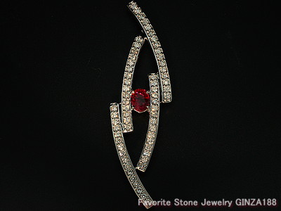 【Favorite Stone】Pigion Blood Ruby 1.12ct Pendant