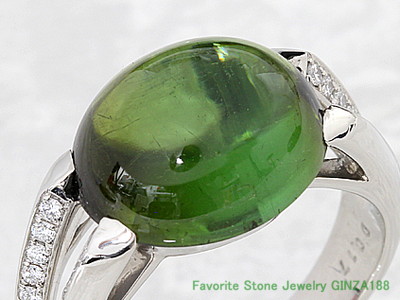 Green Tourmaline　7.39ct　Ring