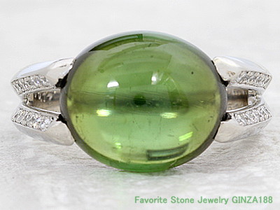 Green Tourmaline　7.39ct　Ring