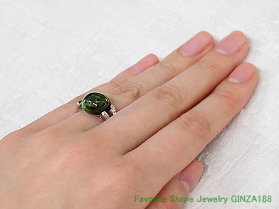 Green Tourmaline　7.39ct　Ring