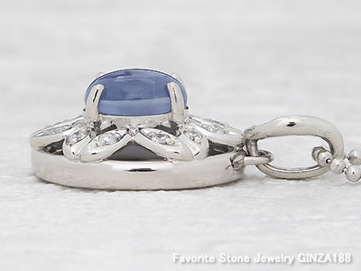 【Favorite Stone】New arrival：Blue star sapphire 2.41 ct necklace