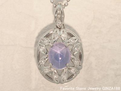 【Favorite Stone】New arrival：Blue star sapphire 2.41 ct necklace