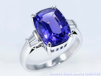 Tanzanite ring 4.88 ct