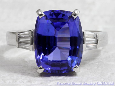 Tanzanite ring 4.88 ct