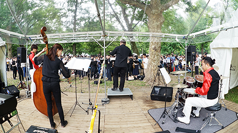 特別協力した「日比谷音楽祭」は、多くの人たちが楽器や生演奏に触れる機会となった