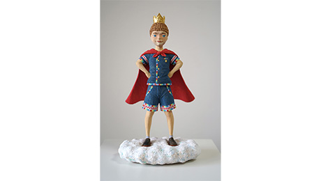 Seizan Gallery Precious Things Exhibition Hero Hirokazu Ichii 《Statue of a Boy with Dreams of Being a Hero》