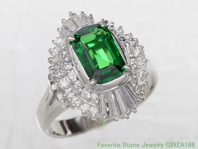 Tsavorite　0.47ct　Ring