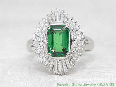 Tsavorite　0.47ct　Ring