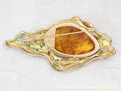 Amber 21.0ct Brooch and Pendant head