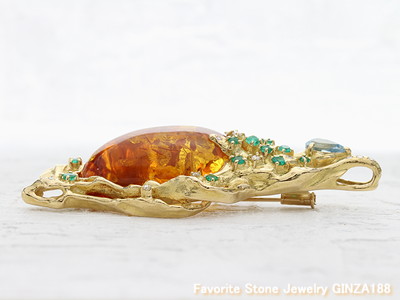 Amber 21.0ct Brooch and Pendant head