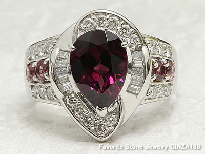 Rhodolite Garnet 2.58ct Ring