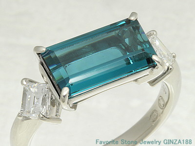 Indicolite　3.42ct ring