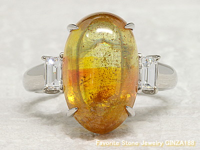 Sphalerite 4.92ct　Ring