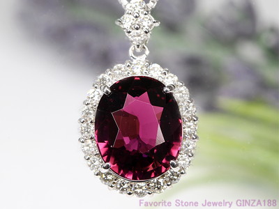 Violet Tourmaline 6.931ct Necklace