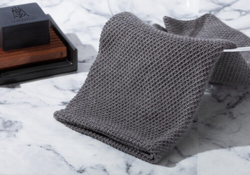 未使用◇TANAGOKORO◇銀座備長炭ショップ 掌◇コットンリネンエプロン Tabane[備長炭オブジェ] /銀座紀州備長炭ショップ 掌 オンライン