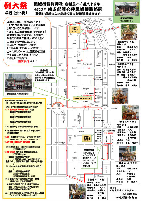 渡御順路図