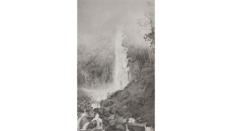 靖山画廊/那智大瀧展 東京展/篠田教夫 《那智瀧図Ⅴ−水煙−》
