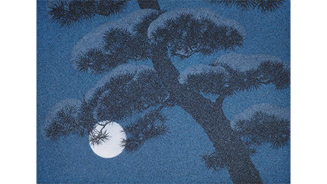 永井画廊/山﨑鈴子展－雪と墨－/山﨑鈴子 《静天》