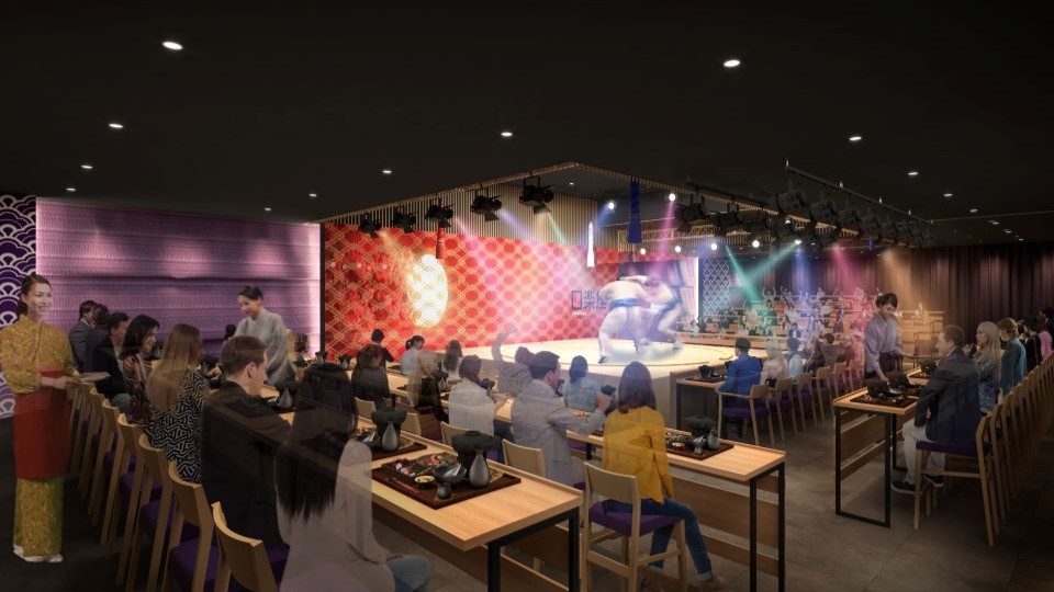 THE SUMO LIVE RESTAURANT 日楽座 GINZA TOKYO