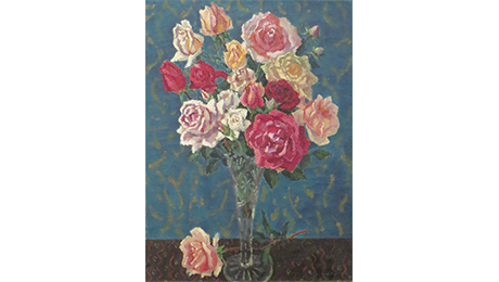 SHIHODO GALLERY  / Exhibition: Artists in Oblivion VIII / Photo: Jutaro Kuroda “Roses” Oil Painting 12P