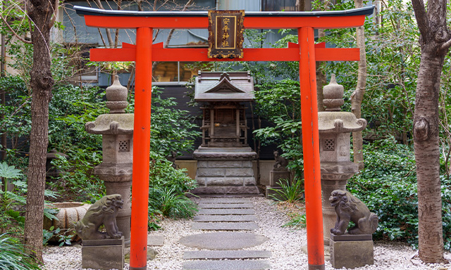 きれいに維持されている安平神社